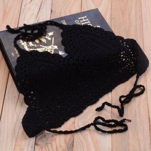 Knit Crop Halter Top